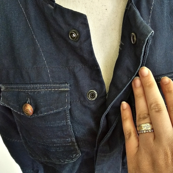 G-Star Raw Organic Dark Wash Denim Jacket - Picture 3 of 10